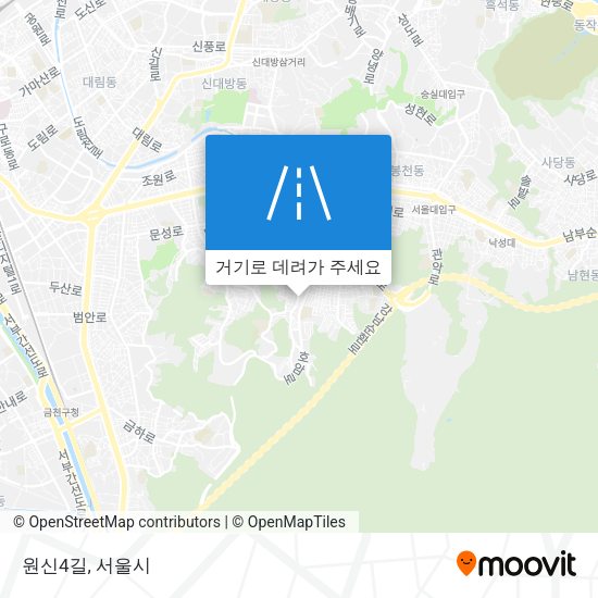원신4길 지도