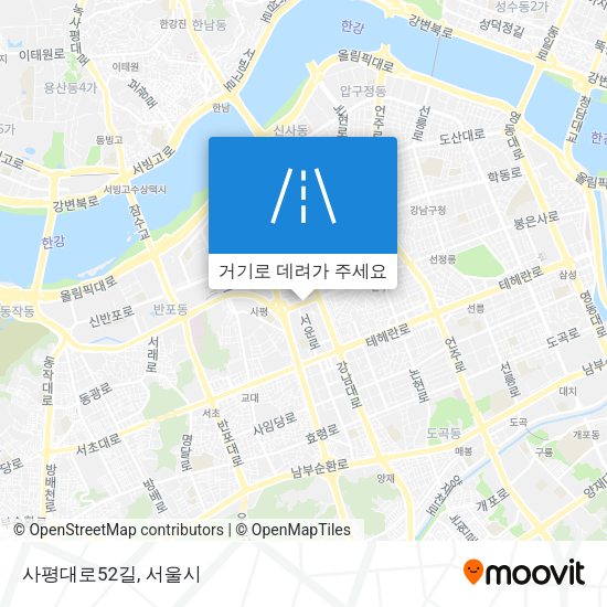 사평대로52길 지도