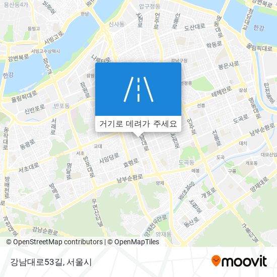 강남대로53길 지도