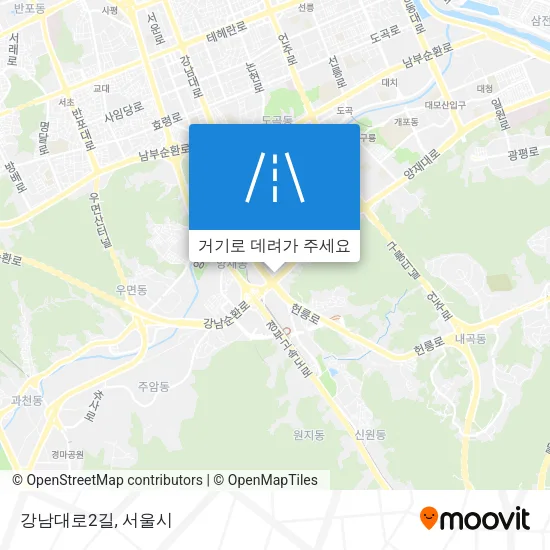 강남대로2길 지도