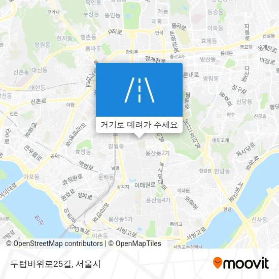 두텁바위로25길 지도