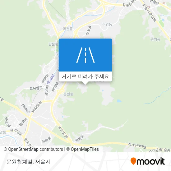 문원청계길 지도
