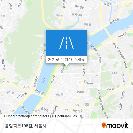 올림픽로108길 지도