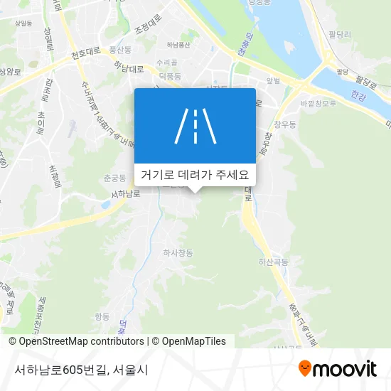 서하남로605번길 지도