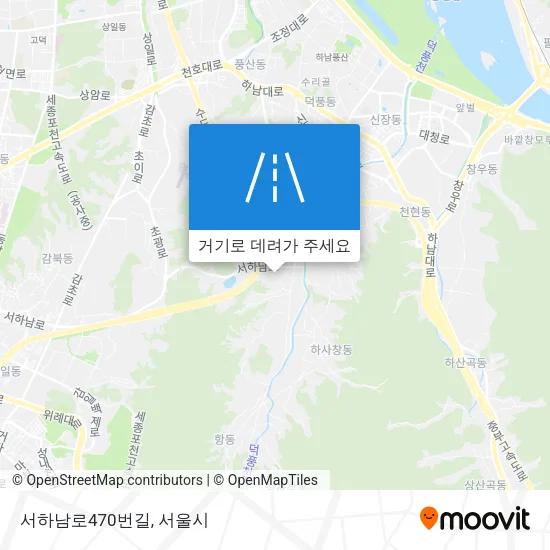 서하남로470번길 지도