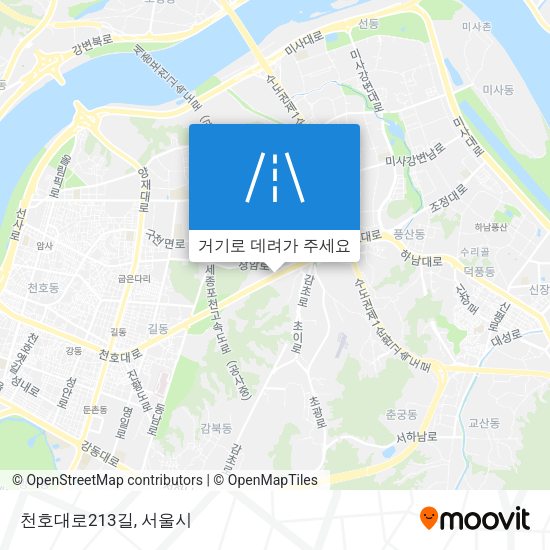 천호대로213길 지도