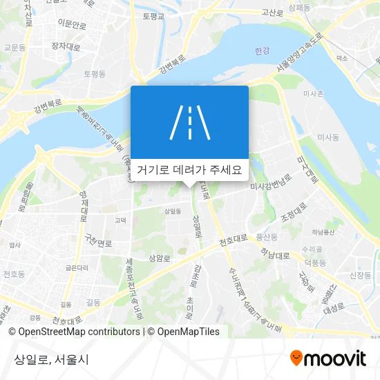 상일로 지도