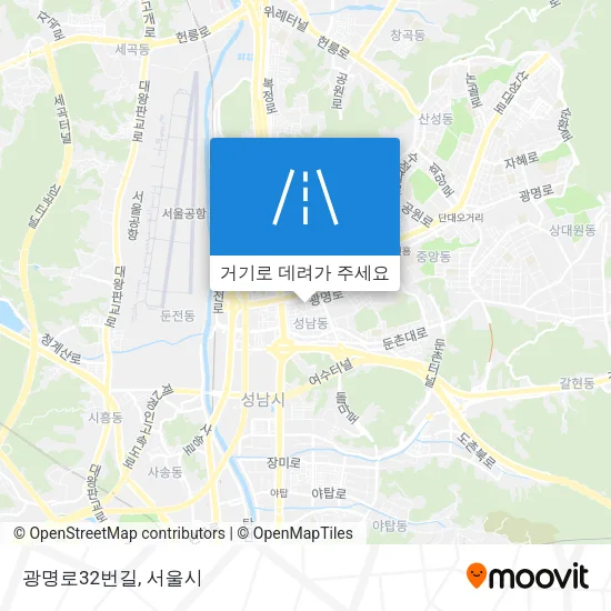 광명로32번길 지도