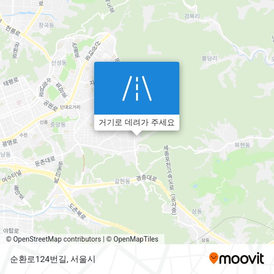 순환로124번길 지도