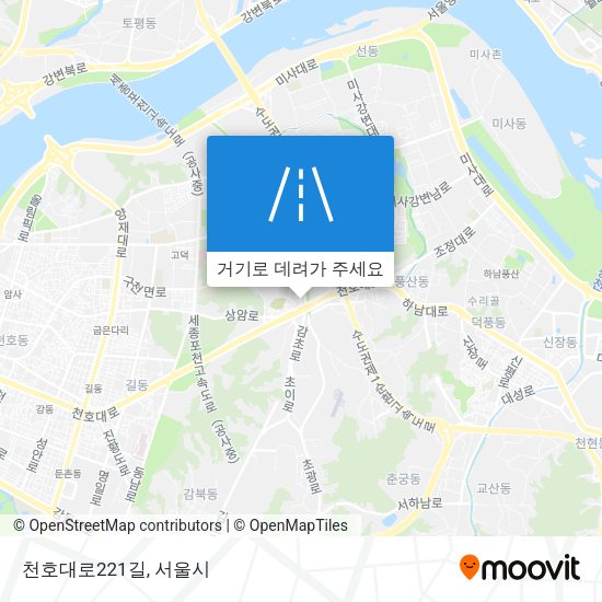 천호대로221길 지도