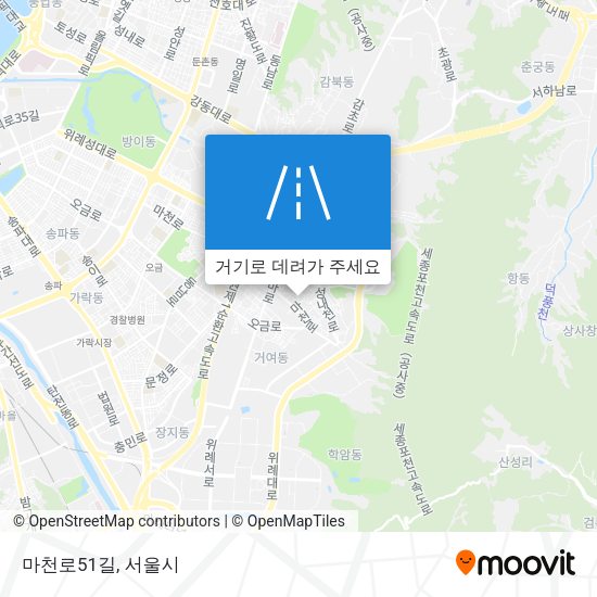 마천로51길 지도
