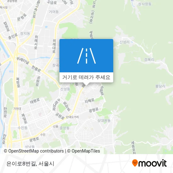 은이로8번길 지도