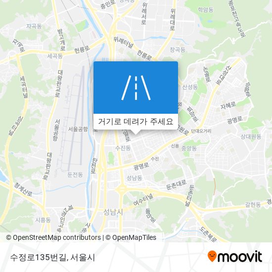 수정로135번길 지도