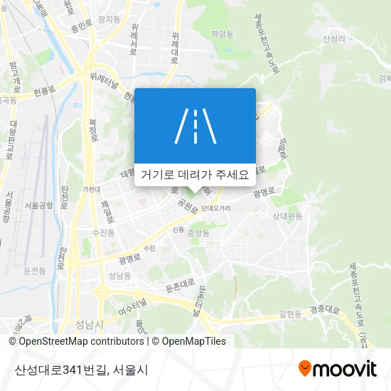 산성대로341번길 지도