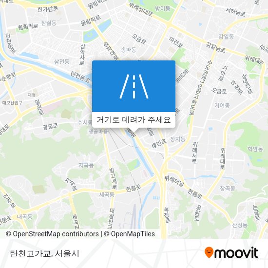 탄천고가교 지도
