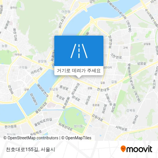천호대로155길 지도