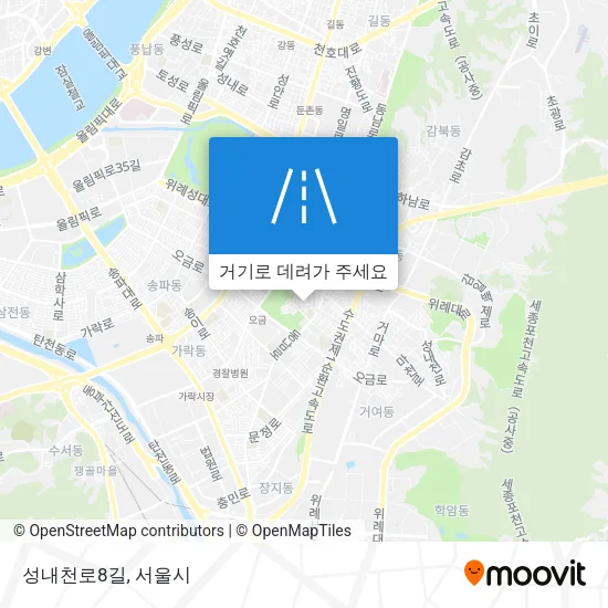 성내천로8길 지도