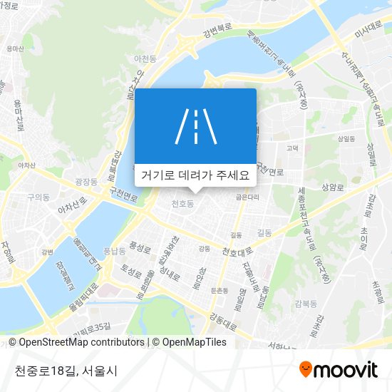 천중로18길 지도