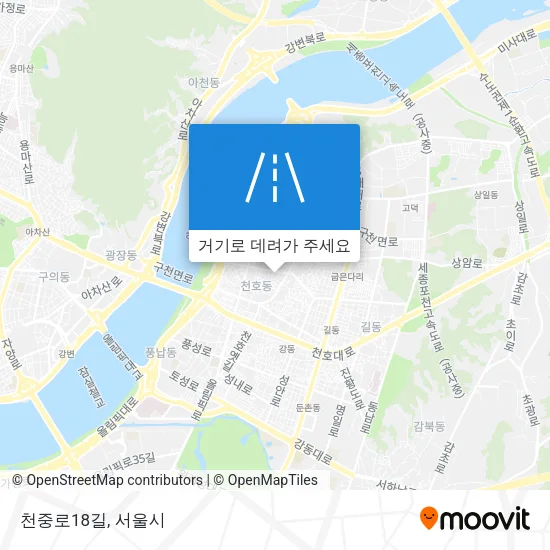 천중로18길 지도