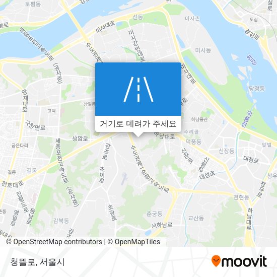 청뜰로 지도