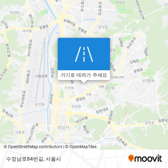 수정남로84번길 지도