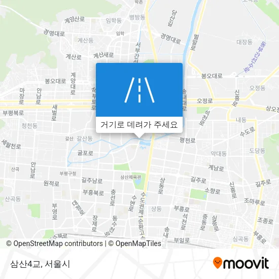 삼산4교 지도