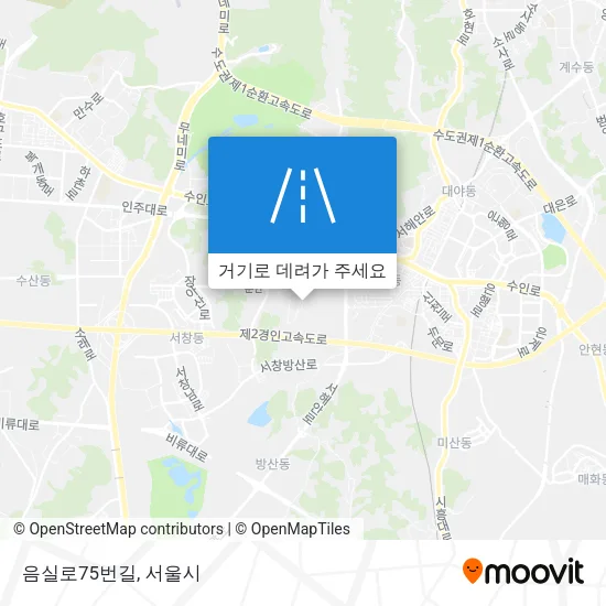 음실로75번길 지도