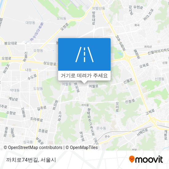 까치로74번길 지도