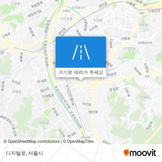 디지털로 지도
