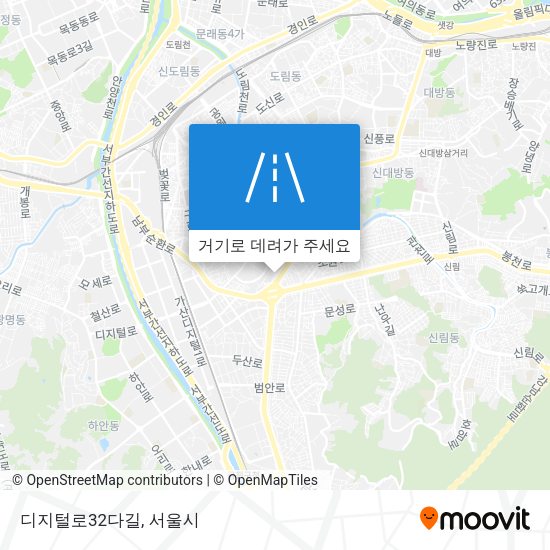디지털로32다길 지도