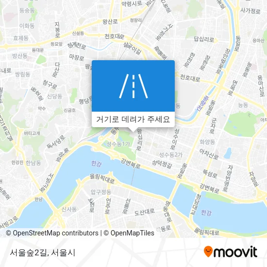 서울숲2길 지도