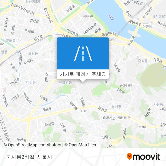 국사봉2바길 지도