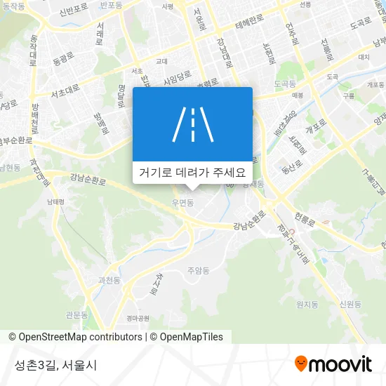 성촌3길 지도