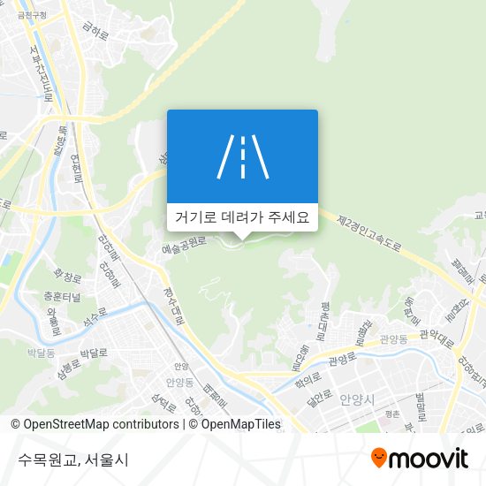 수목원교 지도