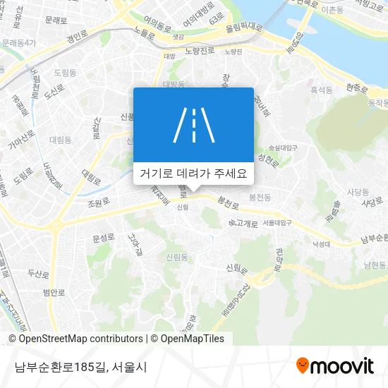 남부순환로185길 지도