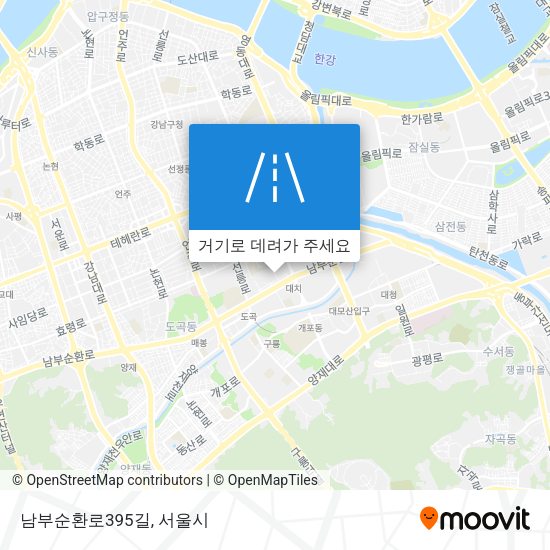 남부순환로395길 지도