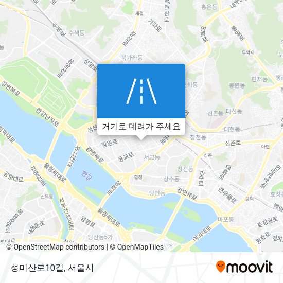 성미산로10길 지도