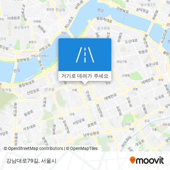 강남대로79길 지도