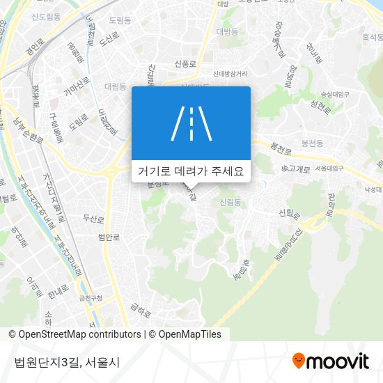 법원단지3길 지도