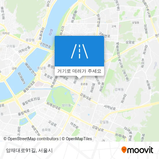 양재대로91길 지도