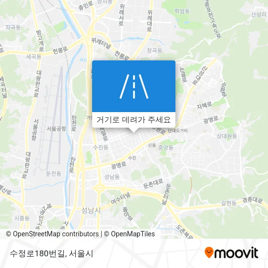 수정로180번길 지도