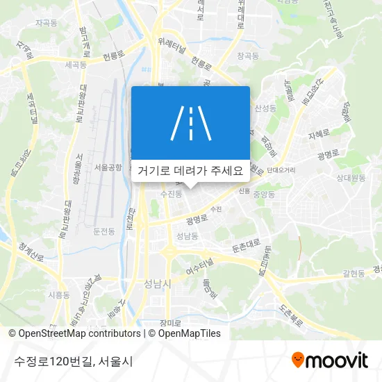 수정로120번길 지도