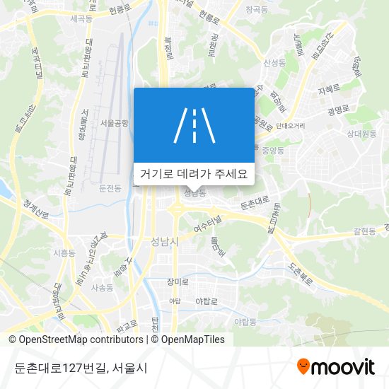 둔촌대로127번길 지도