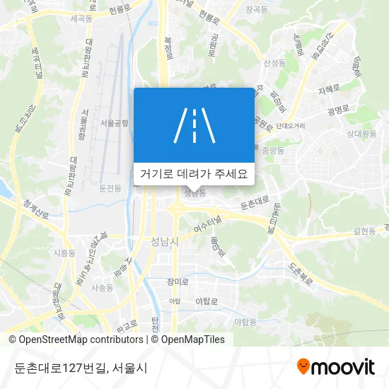 둔촌대로127번길 지도