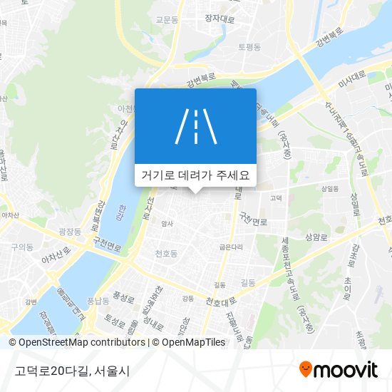 고덕로20다길 지도