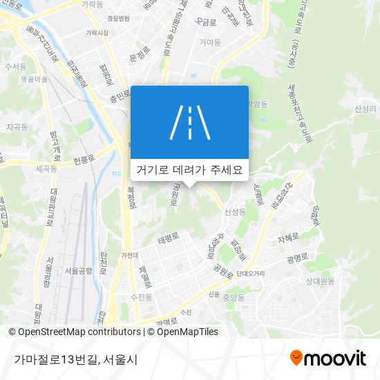 가마절로13번길 지도