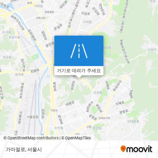 가마절로 지도