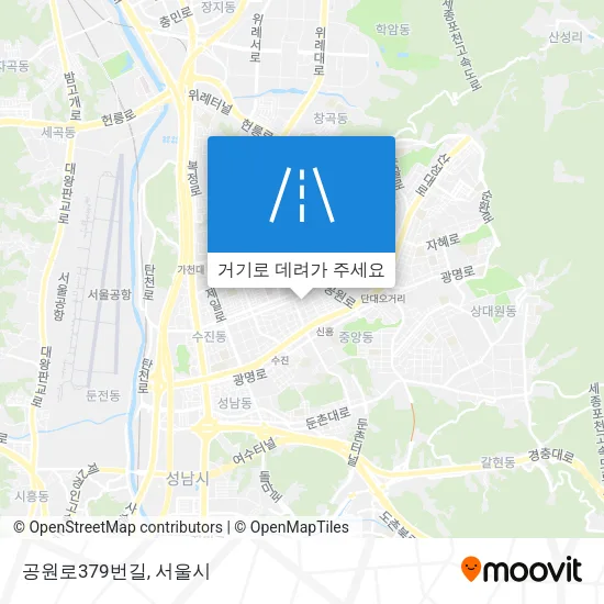 공원로379번길 지도