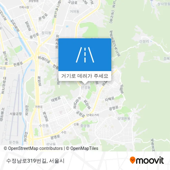 수정남로319번길 지도
