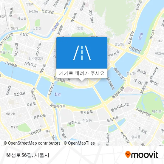 뚝섬로56길 지도
